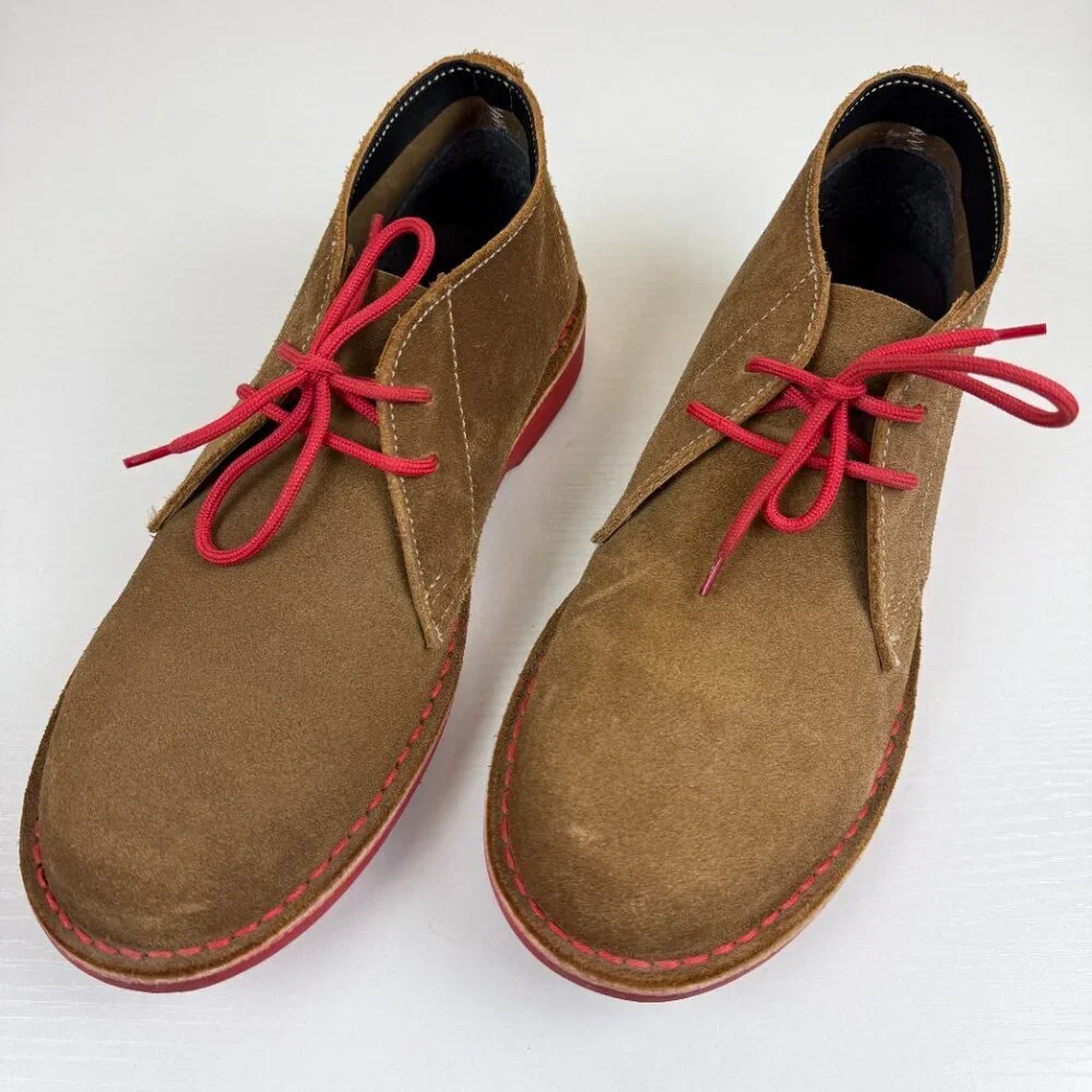 EUC Veldskoen Heritage Pinotage Chukka Boots Handcrafted